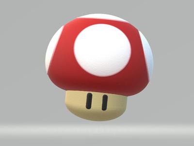Super Mario Mushroom Keychain