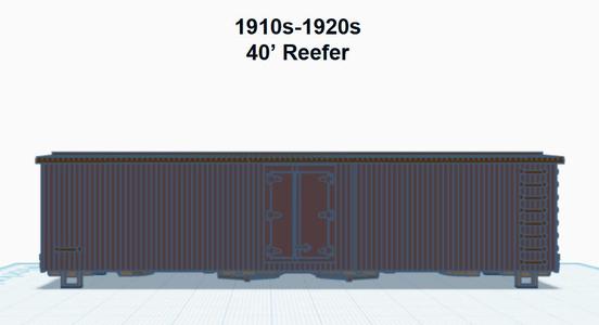 40' Reefer (HO SCALE)
