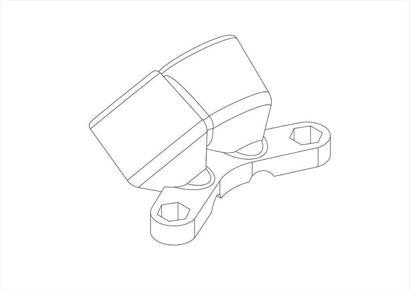  ImpulseRC APEX EVO DJI O4 dual antenna mount