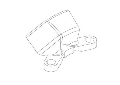  ImpulseRC APEX EVO DJI O4 dual antenna mount