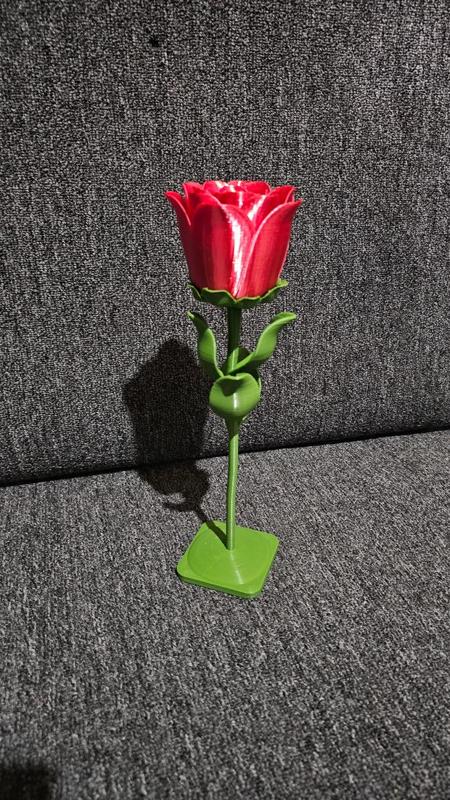3D Printable Rose