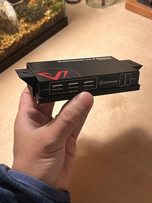 AV Access 4K KVM over IP Under Desk Mount