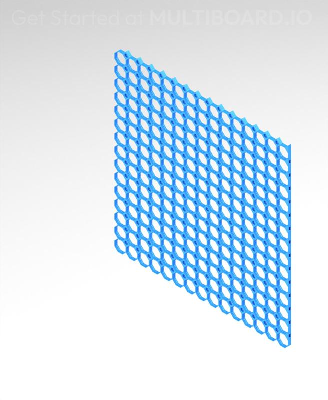 15x15 Right Edge - Multiboard Border Tile