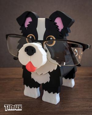 BORDER COLLIE GLASSES HOLDER