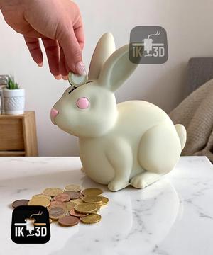Bunny Piggy Bank / Multiparts / No Supports