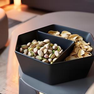 Minimalist Pistachio Bowl With Two Compartments