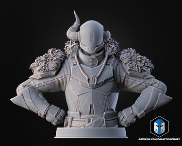 Destiny Lord Shaxx Figurines - Bust Pose 1 - 3D Print Files