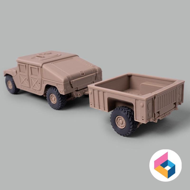 Humvee trailer - Foldable design