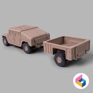 Humvee trailer - Foldable design