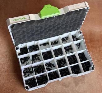 Festool / Tanos Systainer Mini T-Loc Einsatz 24 Fächer Insert 24 Boxes Cases für 499622 / 203813 / 80101365 SYS Mini