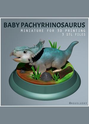 Baby Dinosaur Pachyrhinosaurus