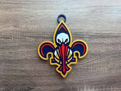 New Orleans Pelicans Oversized Necklace, Pendant