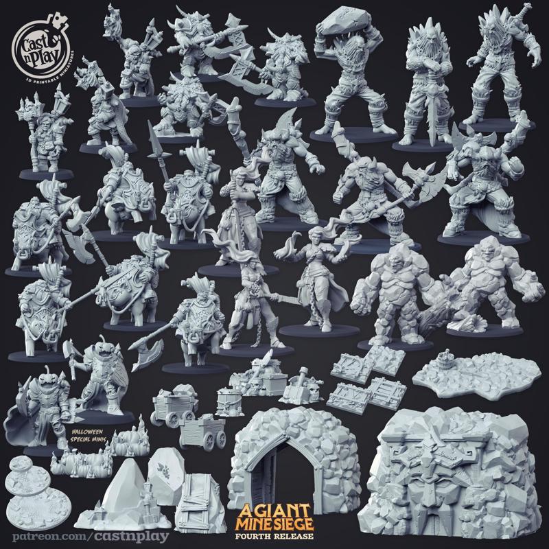 A Giant Mine Siege (Pre-Supported) (Set)
