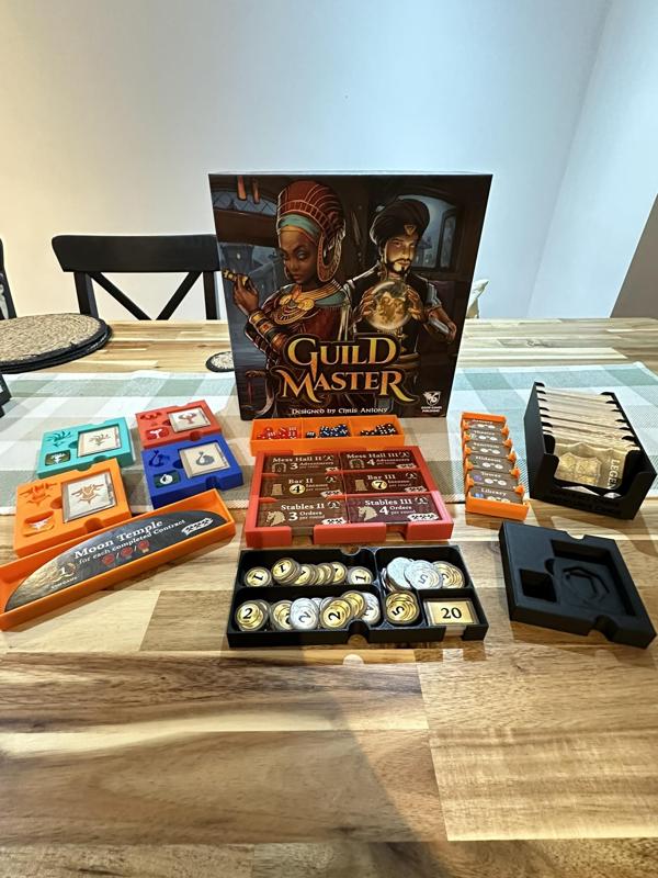 Guild Master Board game insert