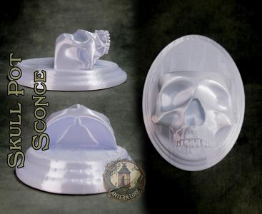 Skull Pot Sconce (Pre Supported)