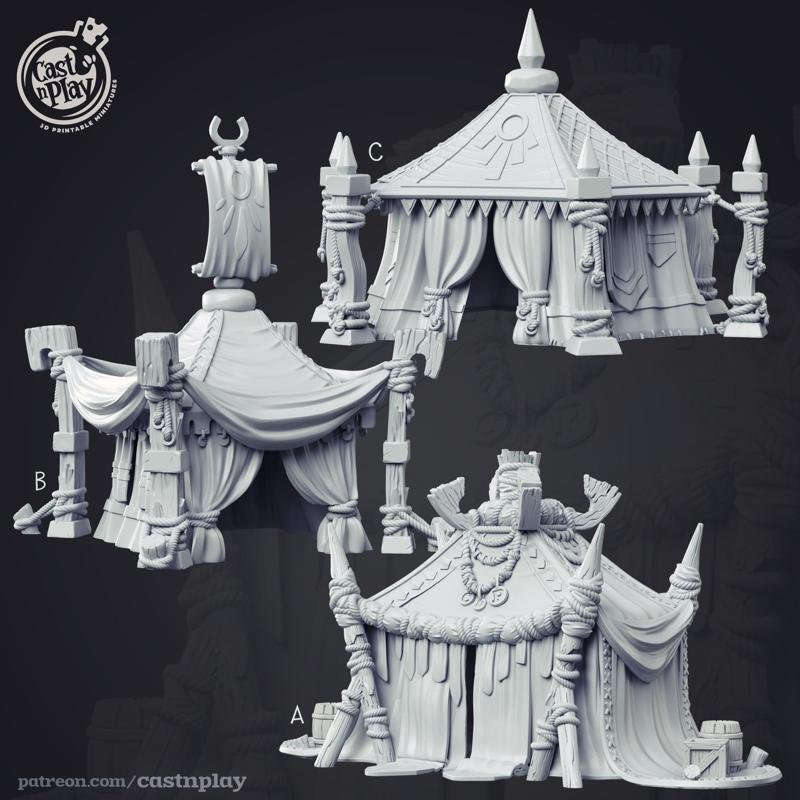 Medieval Tents (Pre-Supported) - Terrain