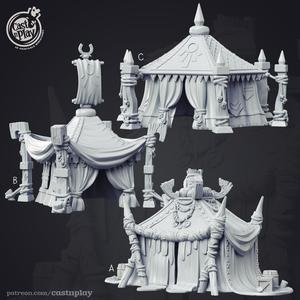 Medieval Tents (Pre-Supported) - Terrain