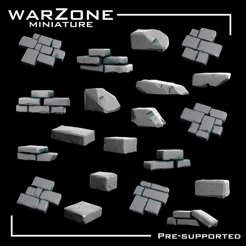 20 Stones Rock Basing bits