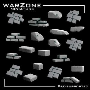 20 Stones Rock Basing bits