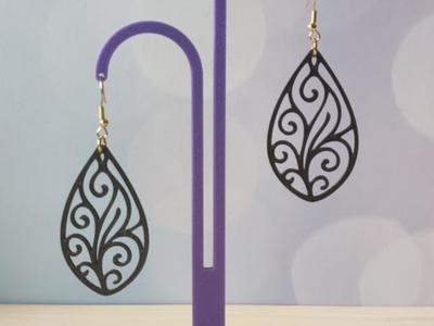 Floral earring