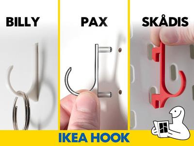 IKEA Hook for Billy, PAX & Skadis