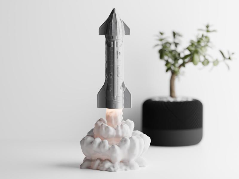 LiftOff – The Rocket Flame Lamp