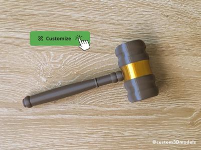 Judge Gavel | Customizable
