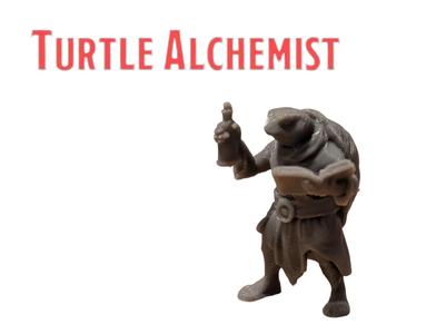 DnD Turtle Alchemist Miniature