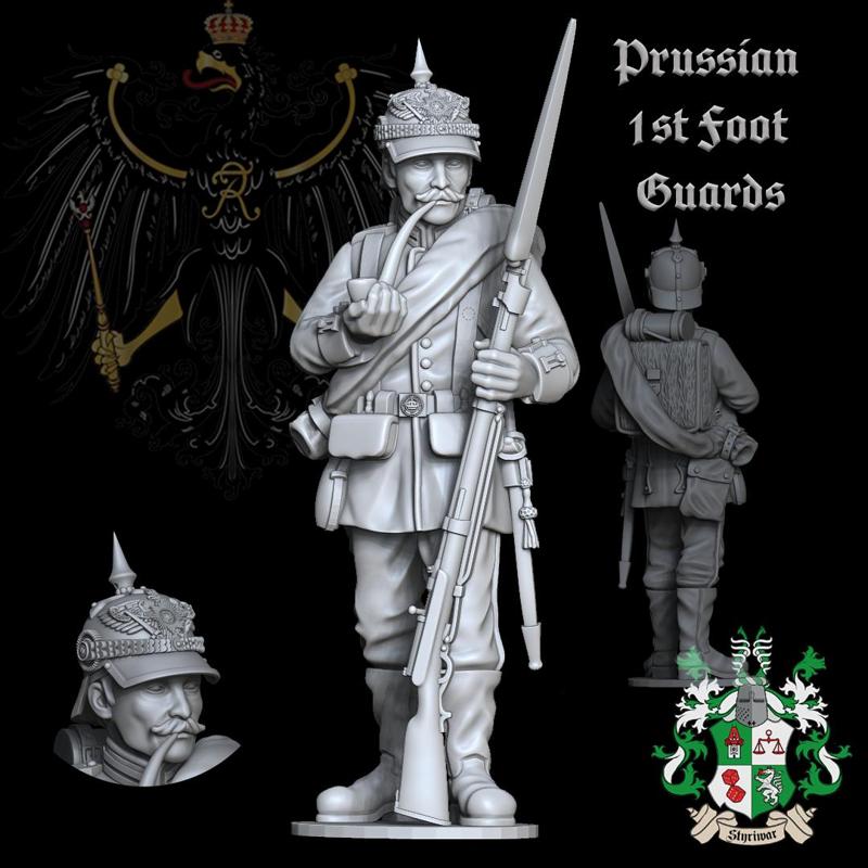1st Prussian Foot Guards in Campaign Dress (1866) 1. Garde-Regiment zu Fuß