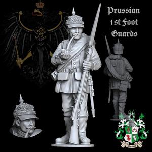 1st Prussian Foot Guards in Campaign Dress (1866) 1. Garde-Regiment zu Fuß