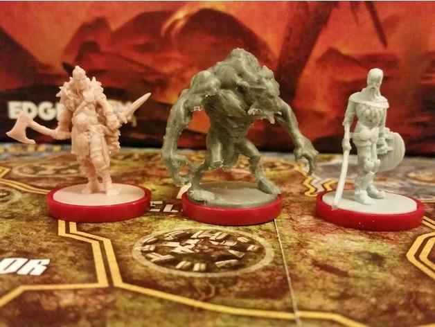 Wolfman mini, proxy for Blood Rage Kickstarter Exclusive