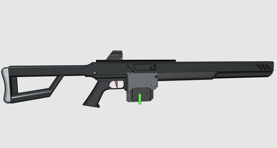 Sci-Fi Sniper Rifle prop