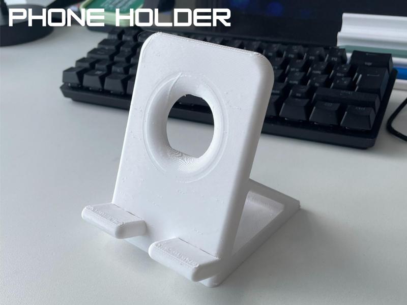 Minimalist Tablet & Phone Stand (One-Piece Design)