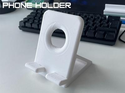 Minimalist Tablet & Phone Stand (One-Piece Design)