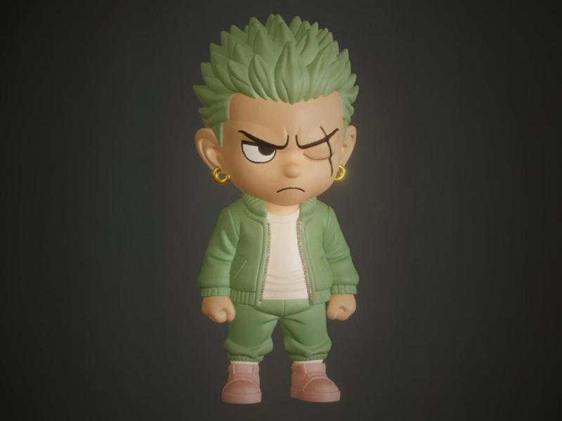 Zoro chibi badass