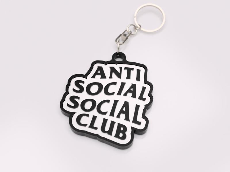 Anti Social Social Club Keychain