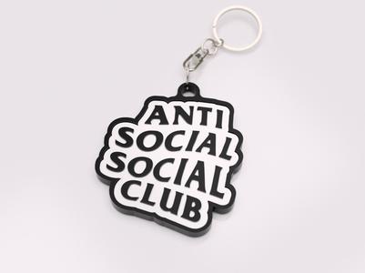 Anti Social Social Club Keychain