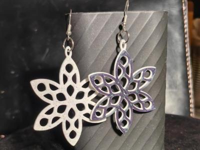 Gothic Flower Earrings