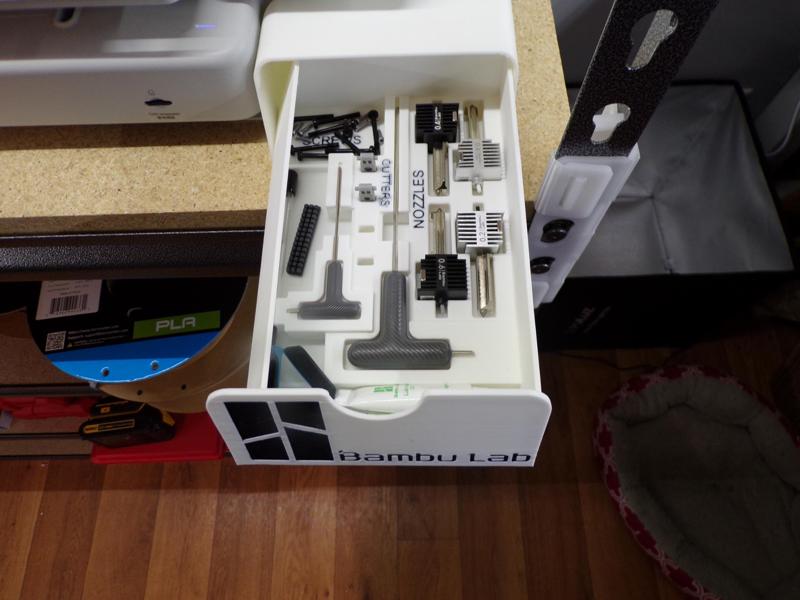 A1 Side Drawer Tool/Nozzle Organizer
