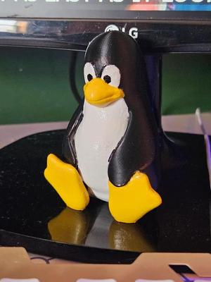 Supportless Tux (Linux Penguin Mascot)   