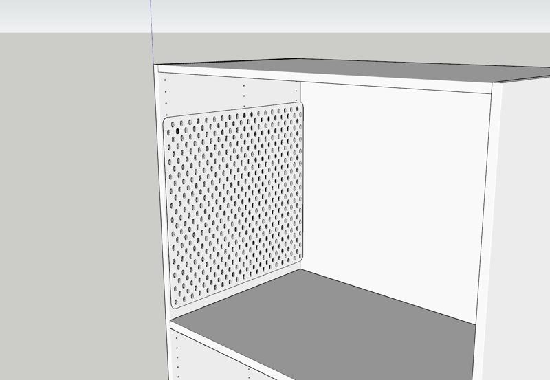 Ikea Skadis PAX Sideholder