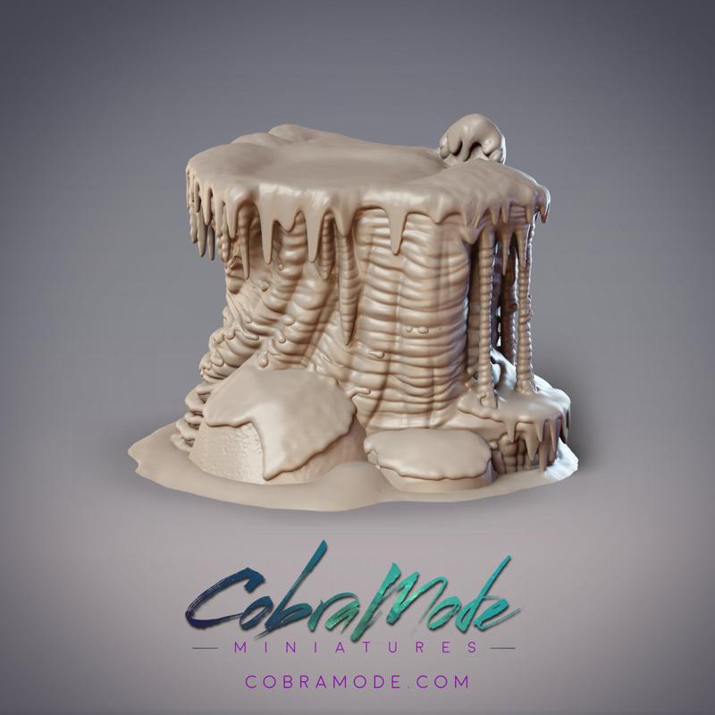 Snowy Plinth Scatter Terrain