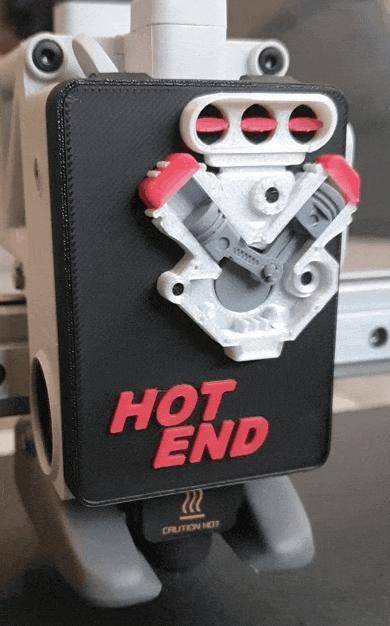 A1 & A1 mini Hotend Face Plate Cover Engine