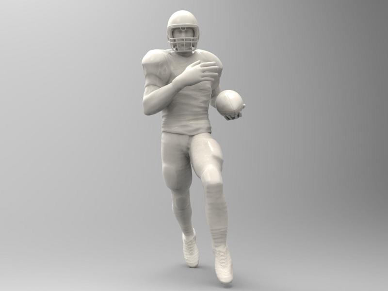 American footballer Pose