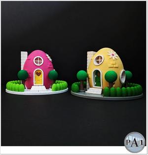 ILLUMINATED EASTER EGG FAIRY HOUSE