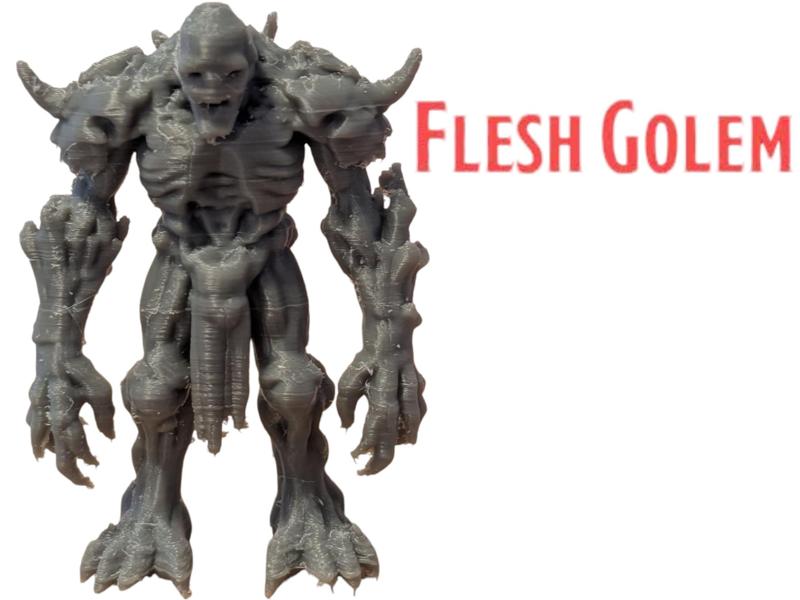DnD Flesh Golem Miniature