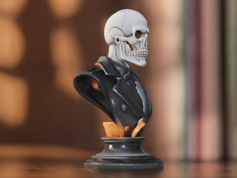 Ghost Rider Statue