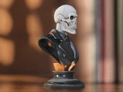 Ghost Rider Statue