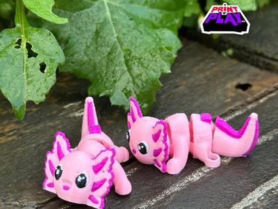 Twizzle The Flexi Axolotl