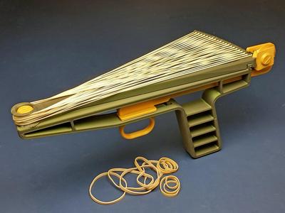 21-Shot Rubber Band Shooter